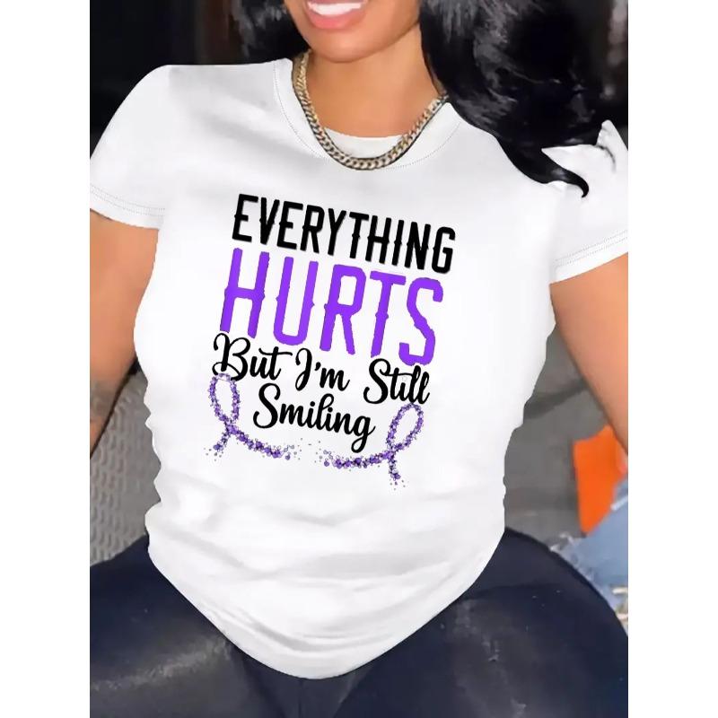 

Women s Casual Adorable Crew Neck Soft Short Sleeve Tee 4XL