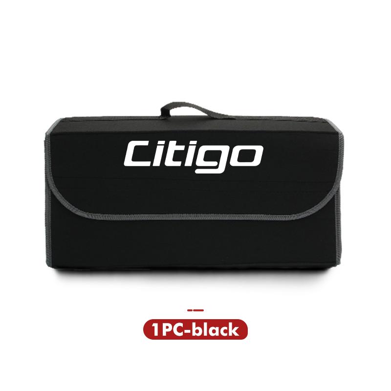 For Skoda Car Logo Trunk Storage Box Large Capacity Tool Organiser Bag Accessories S Kodiaq Octavia 2 3 Yeti Karoq Rapid Fabia