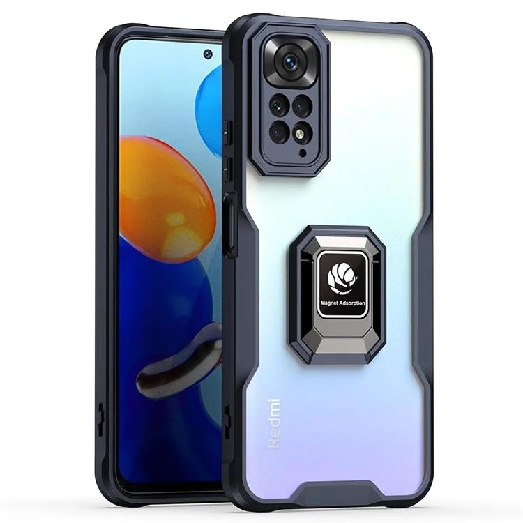 

Защитный чехол для телефона Xiaomi Redmi Note 11 Redmi Note 11S с кольцом и подставкой, акриловый чехол