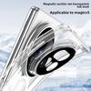 For Huawei Honor Magic V5 Case Soft Transparent Middle Hinge Magnetic Magsafe Protective Back Cover For Magic V5 Phone Shell