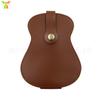 Leather Embroidered Paddle Bag Large Capacity Guitar Paddle Storage Bag Folk Guitar Paddle Box