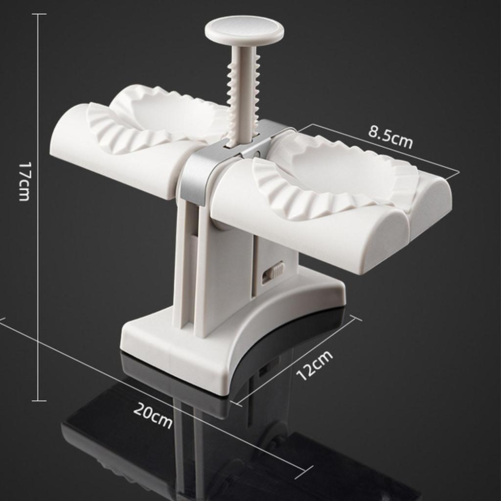 Dumpling Skin Maker Molds ,Household Double Head Automatic Dumpling Maker Ravioli Press Mold Making Tool,Wrap Two At A Time