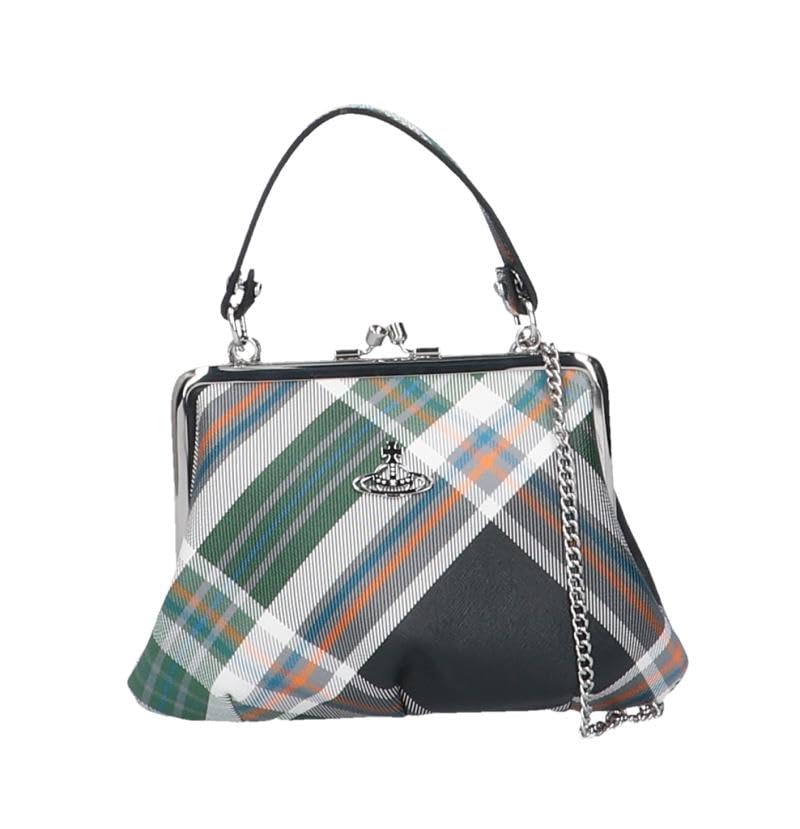 Сумка-клатч Vivienne Westwood Derby, 52020003 S0012 O102, Зеленая клетка [Б/у]