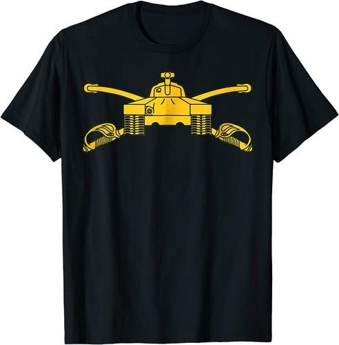 NEW LIMITED Army Armor Branch U.S. Military Tanker Insignia Tee T-Shirt S разноцветный