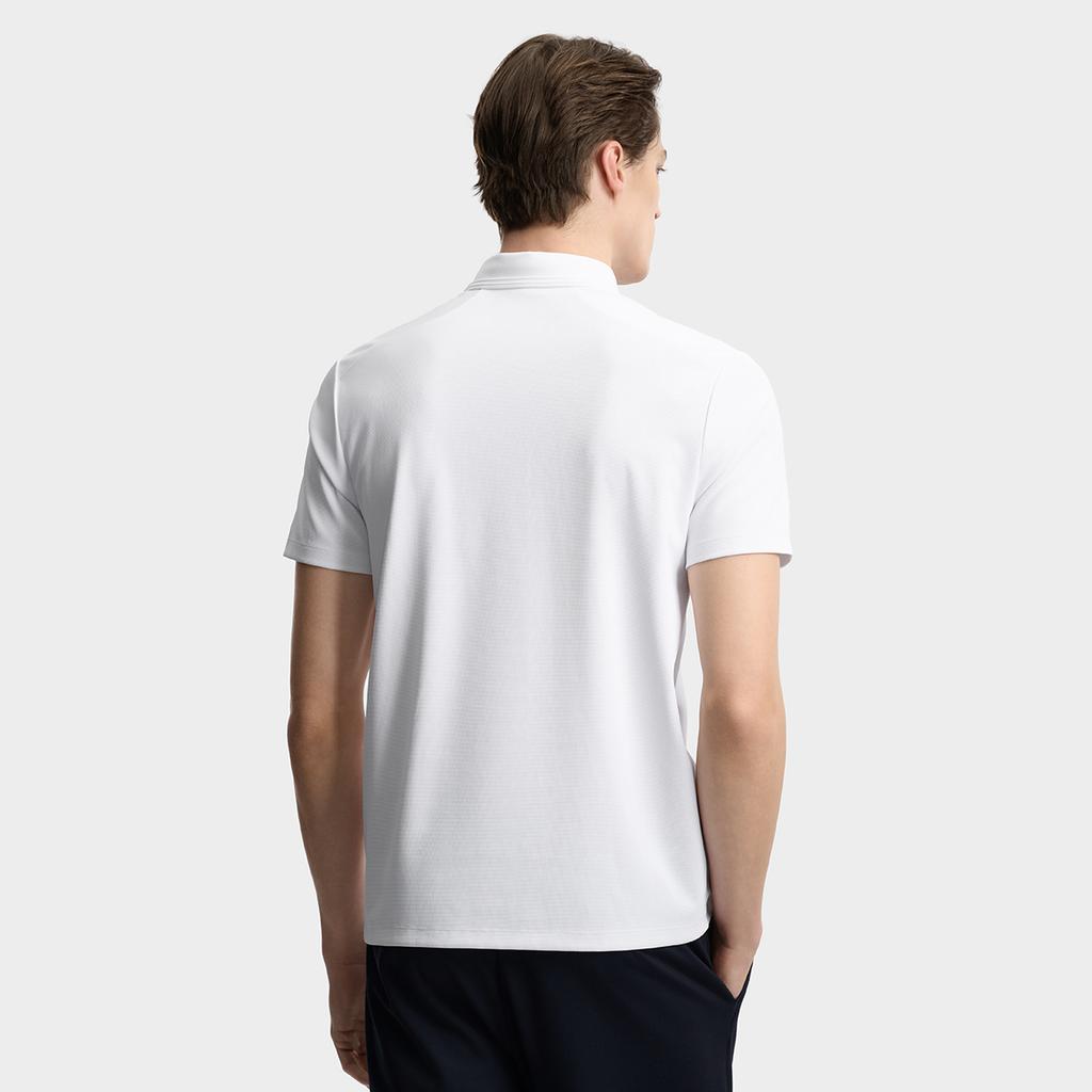 Fila Heritage Simple Classic Casual Versatile Comfortable Short Sleeve Polo Shirt Men Tops White F51M628101FWT