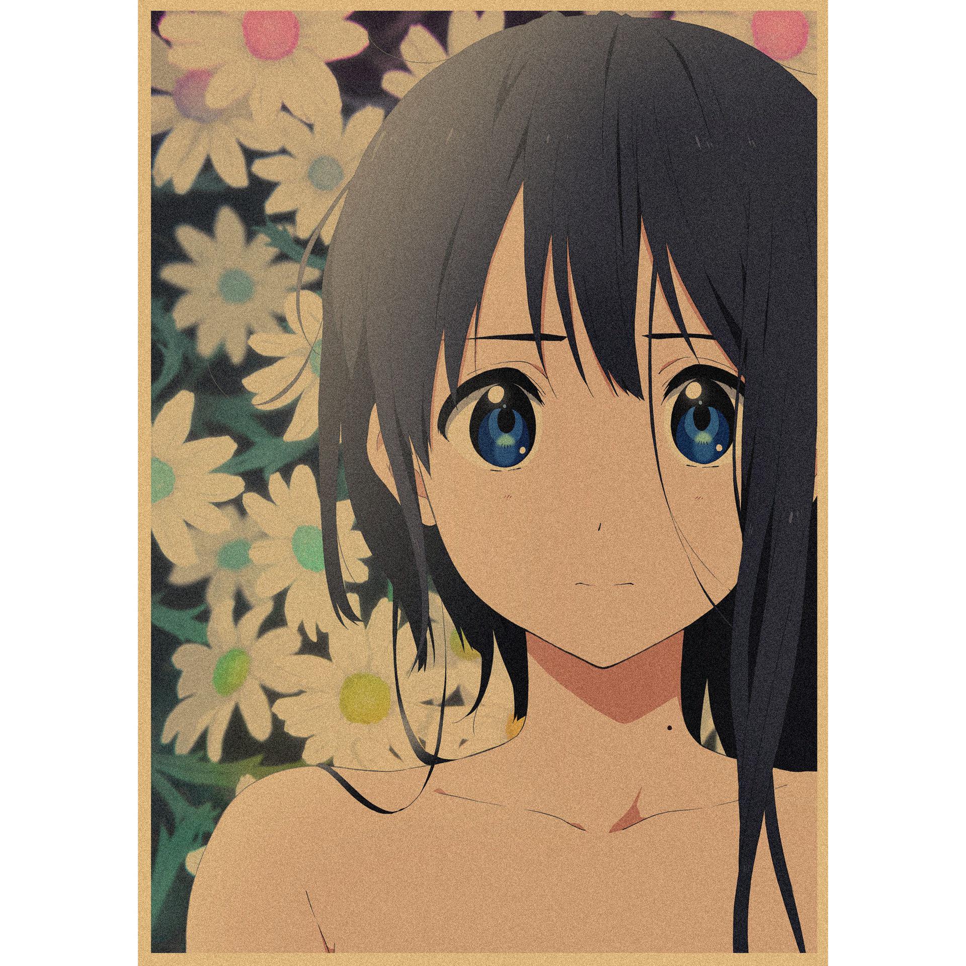 

Retro Kraft Paper Wall Poster: Tamako Love Story & Tamako Market Anime Mural 29.7X42cm(A3 size）
