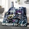 Customiz Name Personality Murder Drones Blanket Soft &Warm Sofa Office Bed Travel Lunch Break Blanket, Gift Suitable All Seasons