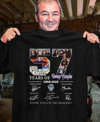 Deep Purple Band 57th Anniversary Gift For Fans Unisex S-4XL Shirt