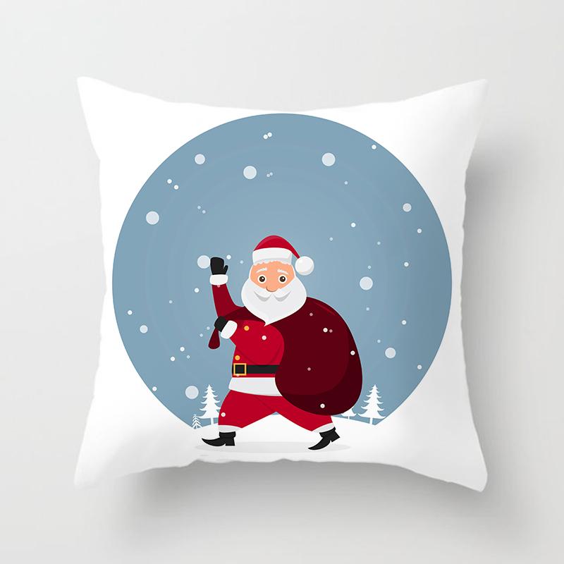 Tegneserie Julenissen Putetrekk Sofa Barnerom dekorasjon Merry Christmas Putetrekk