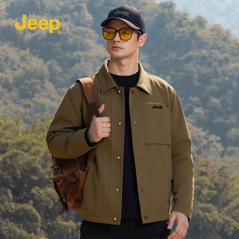 JEEP Men's Waterproof Outdoor Retro Jacket