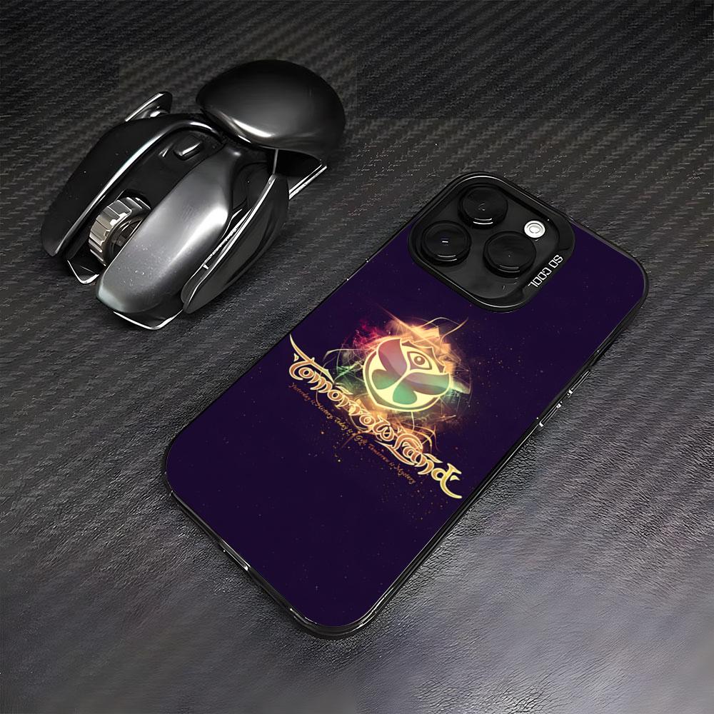 

Music Festival Tomorrowlands Phone Case For IPhone17 Air 16 15 14 Plus 13 12 11 Pro 7 8 XS Max XR Silver Black Bumper Case iPhone 16