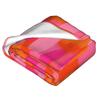 Xl Orange Pink Abstract Printed Blanket Throw Cozy Knit Bed Cover For Sofa Couch Living Room Home Decor Giant Size 150X200Cm