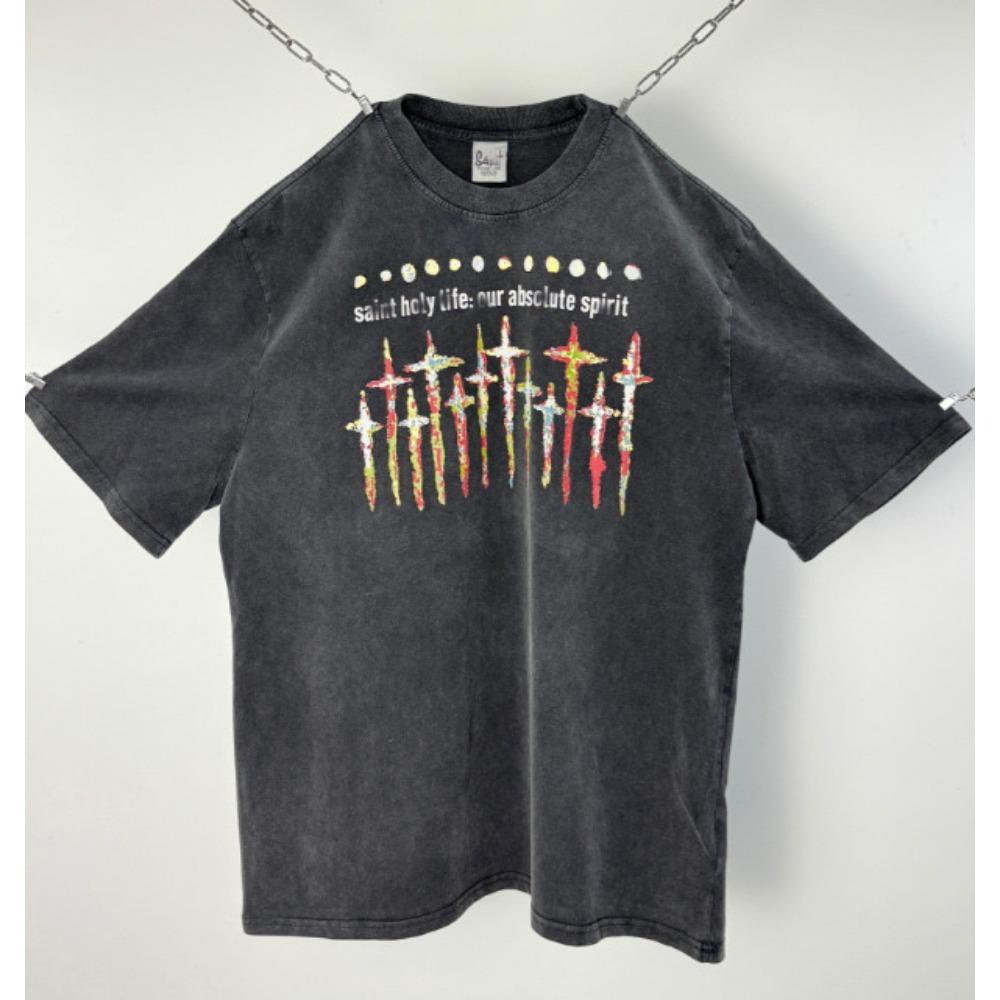 ZYLLO Módní Grafický Potisk Streetwear Oversize HighStreet Vintage Tričko Topy Y2k Retro Tričko