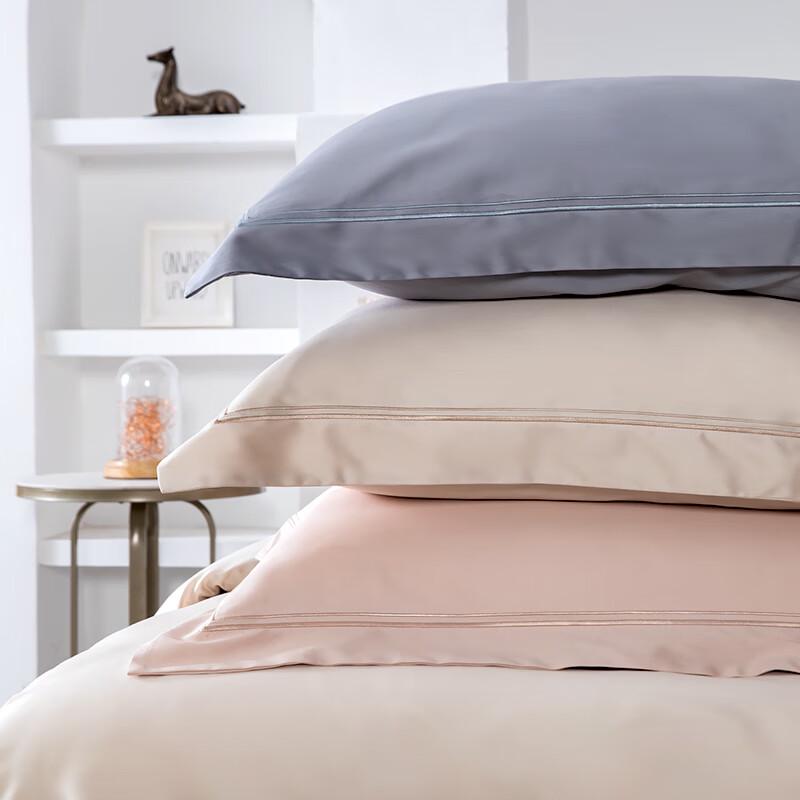 LINPURE 140-Thread Count Long-Staple Cotton 4-Piece Bedding Set