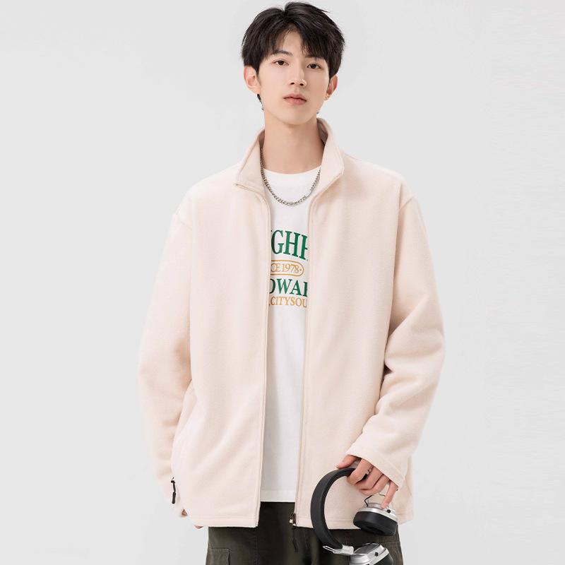 Chaqueta de Forro Polar para Niños Otoño e Invierno Ropa Acolchada de Algodón Top Moderno y Guapo Ropa de Béisbol de Invierno Chaqueta de Lana de Cordero para Hombre