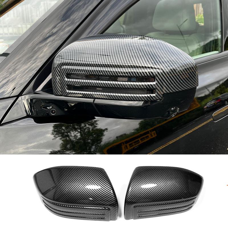 For BYD Equation Leopard 3/Titanium 3/Super 3 2025 2026 ABS Black Side Reverse Mirror Rain Shield Frame Rear View Mirror Cover