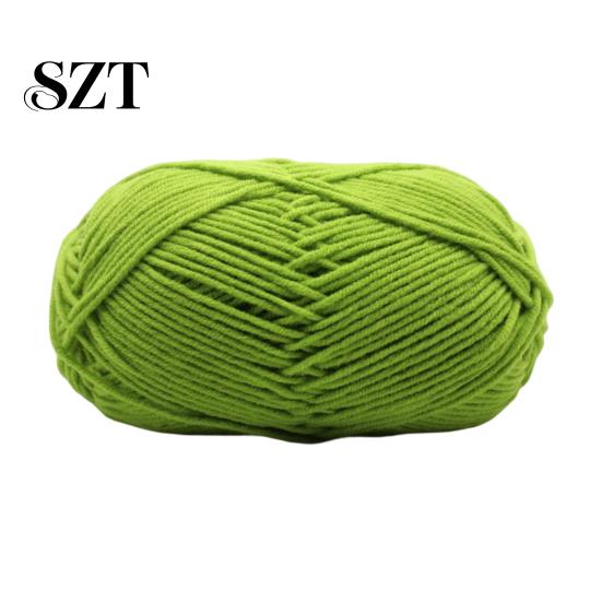 Milk Cotton Crochet Knitted Yarn Knitting Wool Professional Ultra Soft Needlework DIY Woollen 4Ply for Home