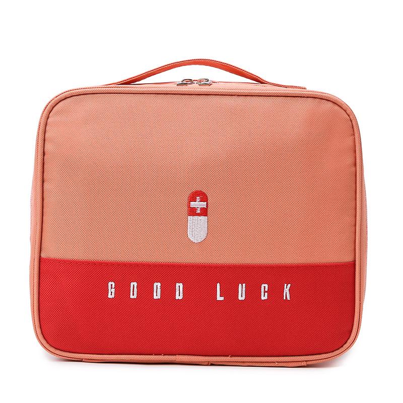 Portable Travel Medicine Storage & First Aid Kit Bag