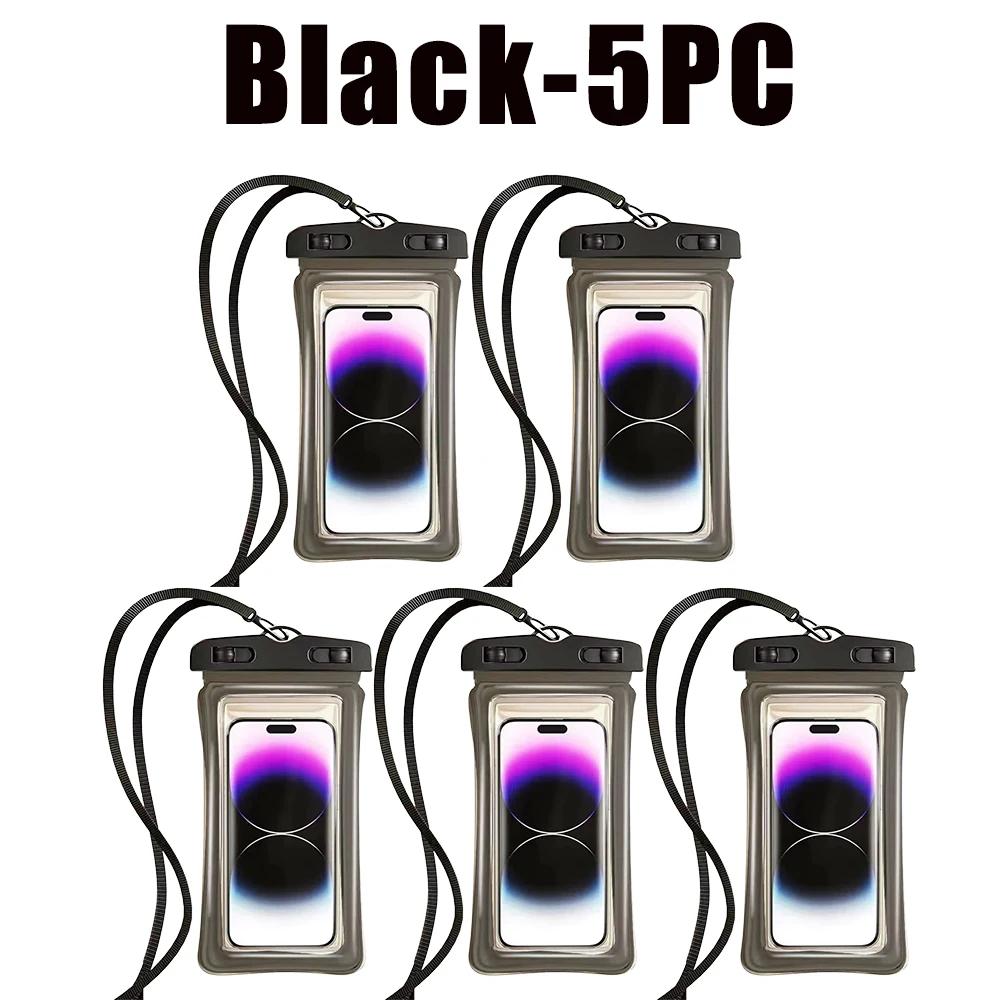 1-30PCS High Quality Universal Waterproof Smartphone Bag Phone Case Floating Waterproof Phone Pouch Bag for Diving Swimming