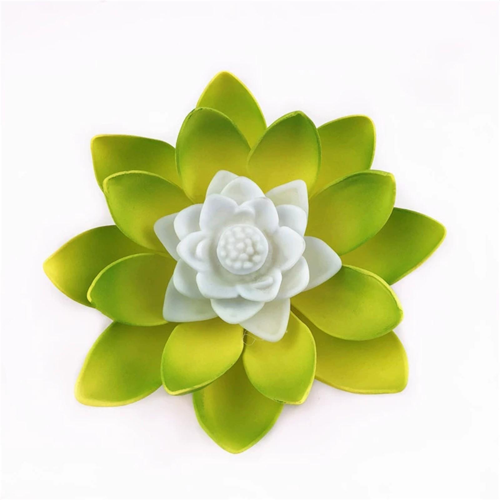 

Светодиодные светильники, цветочные светильники на батарейках, ночники, светильники в форме Будды, садовые светильники, украшения для вечеринок и свадеб One Size зелёный