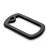 Silicone Material Dog Tag Protector 1.97*1.18 Inches Noiseless Dog Tag Rubbers Dog Tag  Outdoor