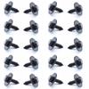 100Pcs Metal Car Screw Body Fender Bumper Retainer Clips 7.7mm Hex