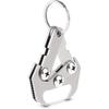 Grappling Gravity Hook Survival Carabiner Stainless Steel Multifunctional Rescue EDC Tool Tactical Emergency Key Chains for Outdoor Climbing