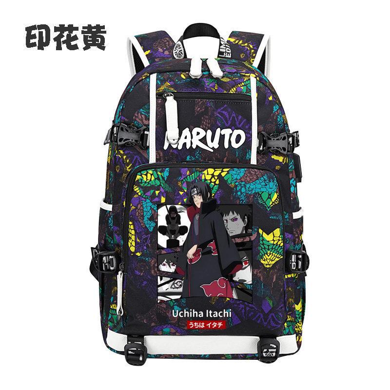 Naruto Anime Backpack Lightweight Ergonomic Lumbar Support Large Capacity for Students
