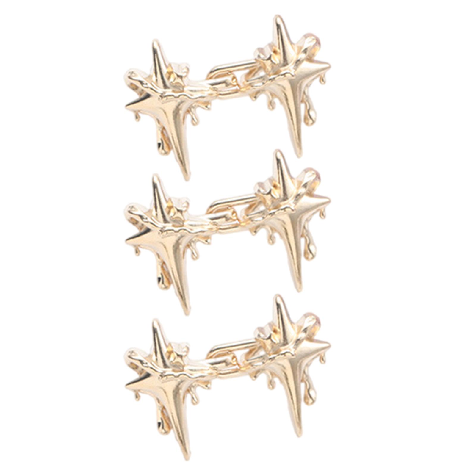 

3 шт. звездообразная булавка для талии, зажим для талии, брошь, крючок для джинсов, брюк, утягивающая пуговица, аксессуар для талии