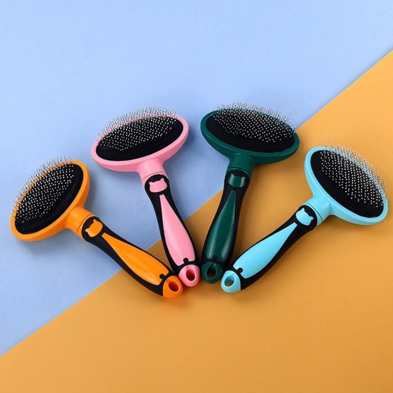 Pet Brush Deshedding Slicker Comb Comfort Handle Cats Brush for Shedding and Grooming for All Long or Short Hair Pet