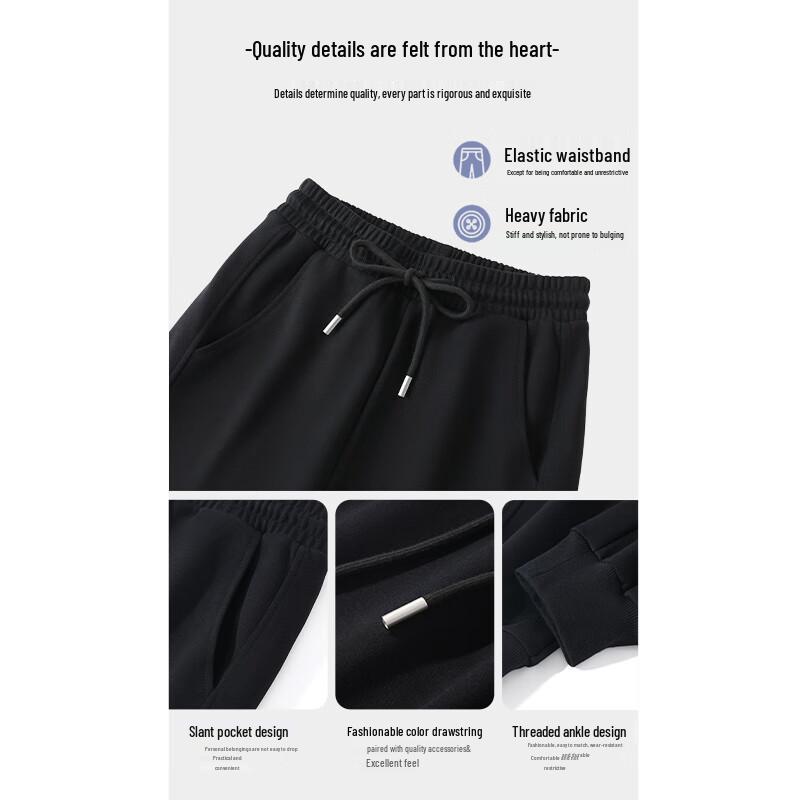 MJ STYLE Women's Ribbed Cuffed Joggers