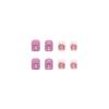 Artificial Nails Cute Smile Funny Nail Pieces Wearable Nail Stickers 24 Pieces
