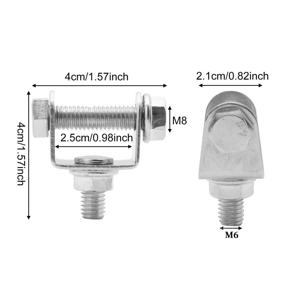 Aoling Monteringsfästen M8, Arbetsljushållare, Dimljushållare, Motorcykel, Bil, Lastbil, Gaffel,
