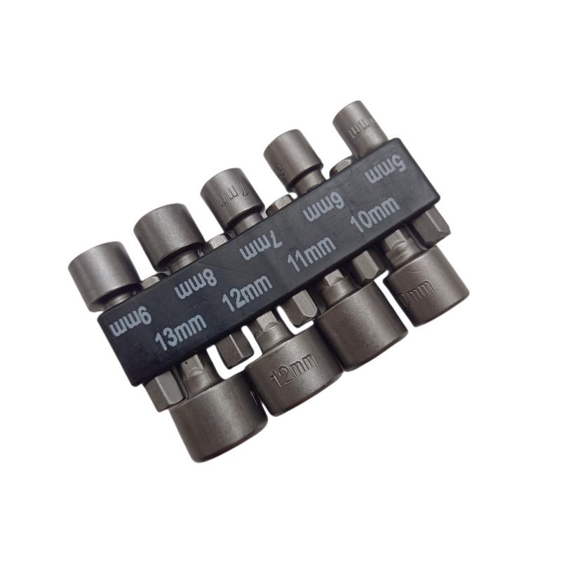 

Набор из 9 шестигранных удлинителей для торцевых головок (5-13mm) с резиновыми кольцами для отвертки и пневмогайковерта