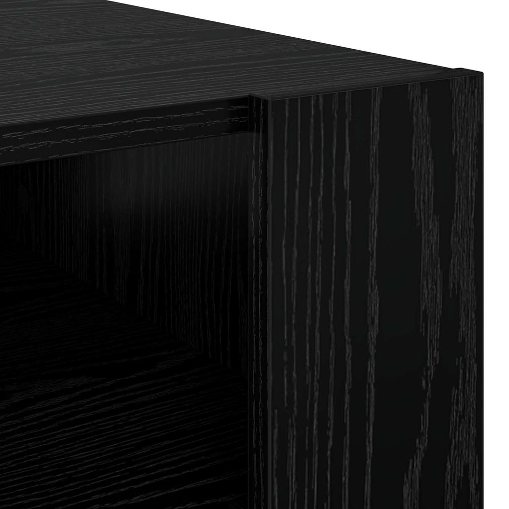 in black oak look 66 x 53 x 45 cm engineered wood