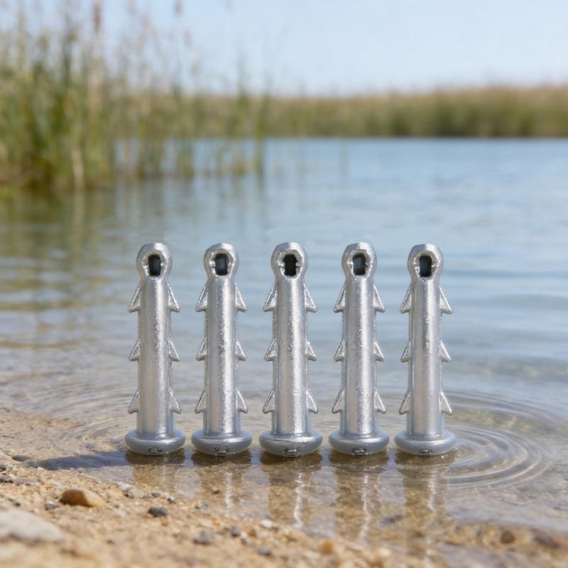 Anchors Shape Sinkers AntiSlip Sea Urchin Baits Fishing Weights Lightweight Easy Hook Design For Saltwater Fishing