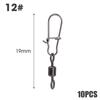 Fishing Snap Swivels Duo Lock Ball Bearing Swivel Snap Stainless Steel Fishing Accessories Fast Snap Clip Fishing Lure Connector