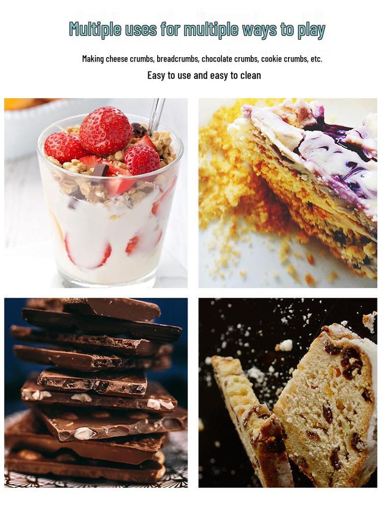 Stainless Steel Hand-Crank Rotary Cheese Grater for Home Use