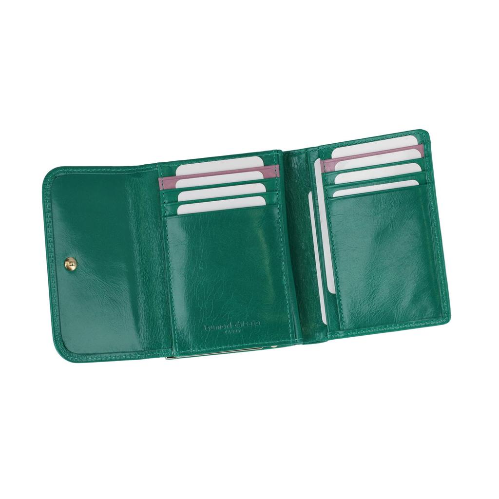 Tsumori Chisato Wallet with Middle Simple Tri-fold Clasp, Wallet, Two-Tone