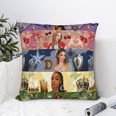 Pillow Case Katseye Music Band Comfy Pillow Cover For Living Room Chair Novelty Pillowcases