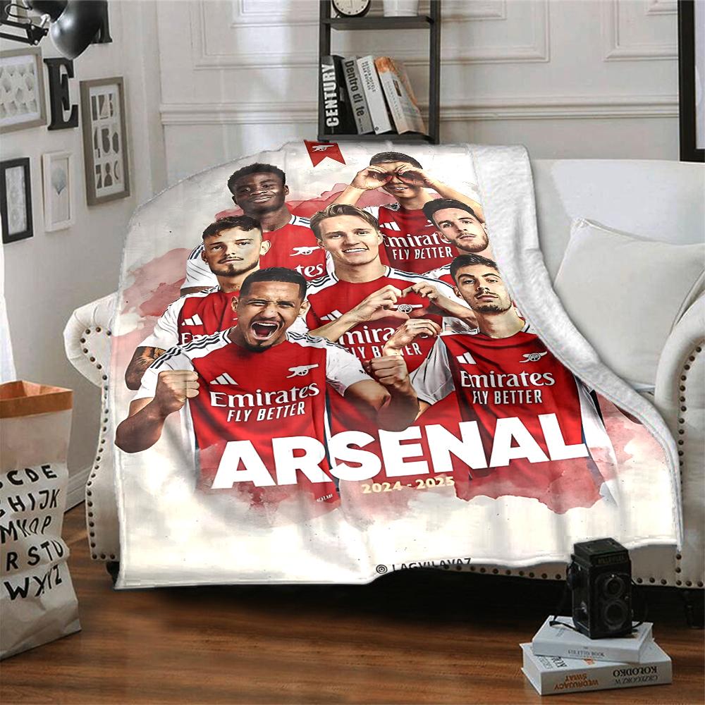 Coperte Celebrative Giocatori Arsenal Flanella Stampata Traspirante Calda Coperta da Divano per Casa Ufficio Coperte da Letto 0708a29
