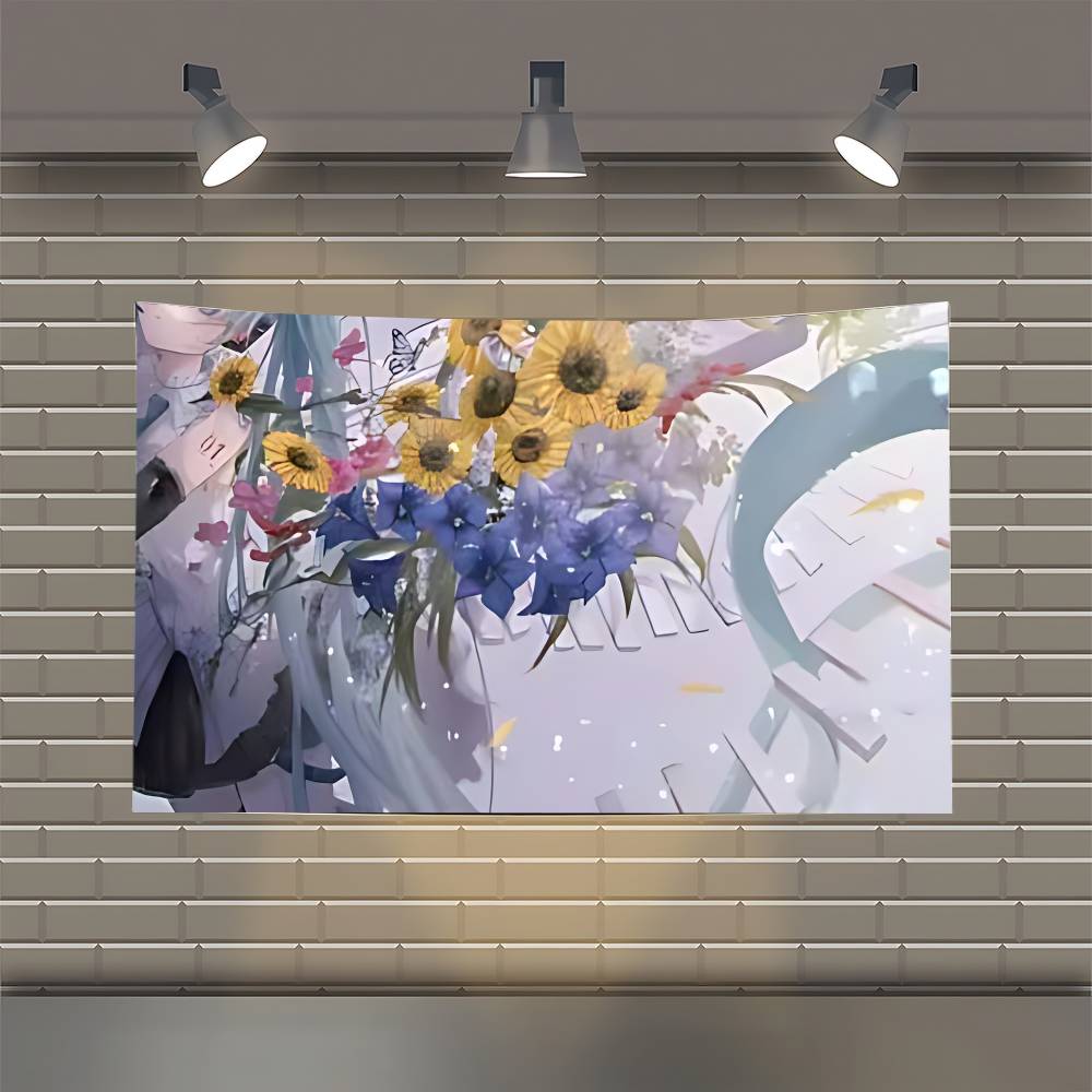 Popular Virtual Diva HHatsune Cute Flag Flags Personalized Items Flags For Bedrooms Home Tapestry