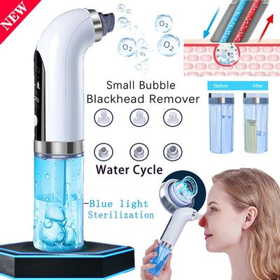 Electric Vacuum Blackhead Acne Pore Cleaner Water Cycle Skin Deep Cleaning USB Rechargeable Small Bubbles Beauty Care Tools