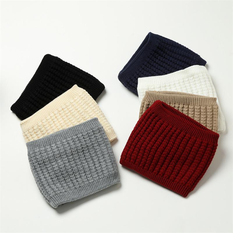 Imitation Rabbit Fur Solid Outdoor Windproof Ring Scarf Women Thick Winter Warm Scarves Knited Head Neck Wraps Neckerchief Mask