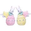 Holiday Tabletop Decor Easter Bunny Statues Adorable Expressions Intricate Details 12X8X6CM For Easter Celebrations