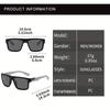 Fashion Vintage Square Polarized Sunglasses Men Women Driving Fishing Luxury Brand Designer Sun Glasses Driver'S Eyewear Uv400