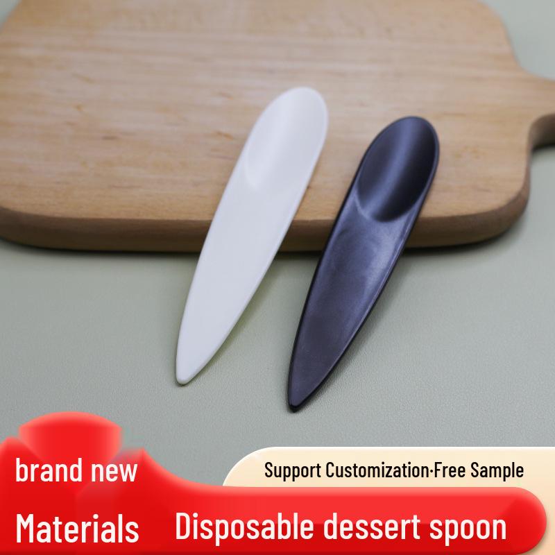 Individually Wrapped Thick Plastic Ice Cream and Dessert Spoons