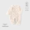 Newborn Pure Cotton Baby Jumpsuit: Spring & Autumn Monk Style Bodysuit for Infants & Toddlers