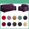 Sofa Fit Easy Slipcover Stretch Protector Soft Cover Thick Plush Velvet 14 Seat