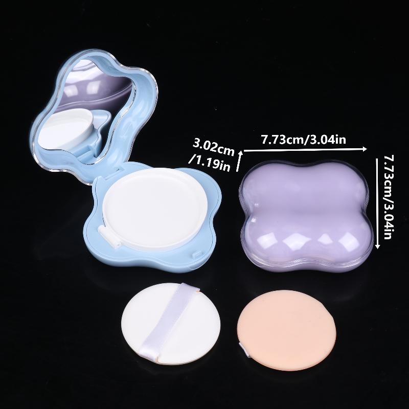 Air Cushion Foundation DIY Box Mini Cute Empty Puff Box Portable Mirror For Bb Cream Cosmetic Makeup Case Container With Sponge